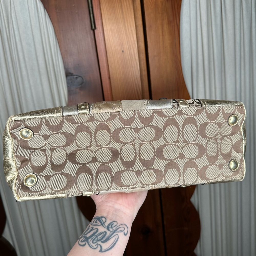 Coach Metallic Patchwork Shoulder Bag - image 5